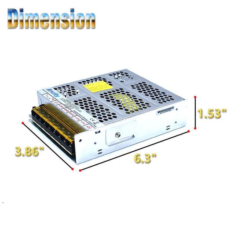 Arcity 5V 12V 24V Output Switching Power Supply Unit Adjustable for Video Multi Games Machine Console Cocktail CCTV Computer DIY New - Image 2